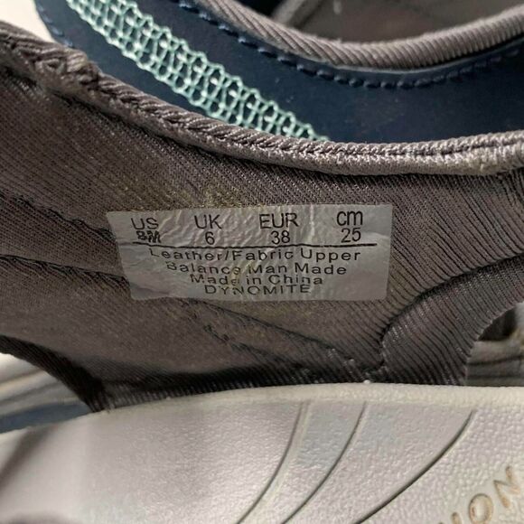 Dr. Scholl's Women's Dynomite Strappy Sandals Blue Leather Gel Cushion 8 M - Picture 8 of 8